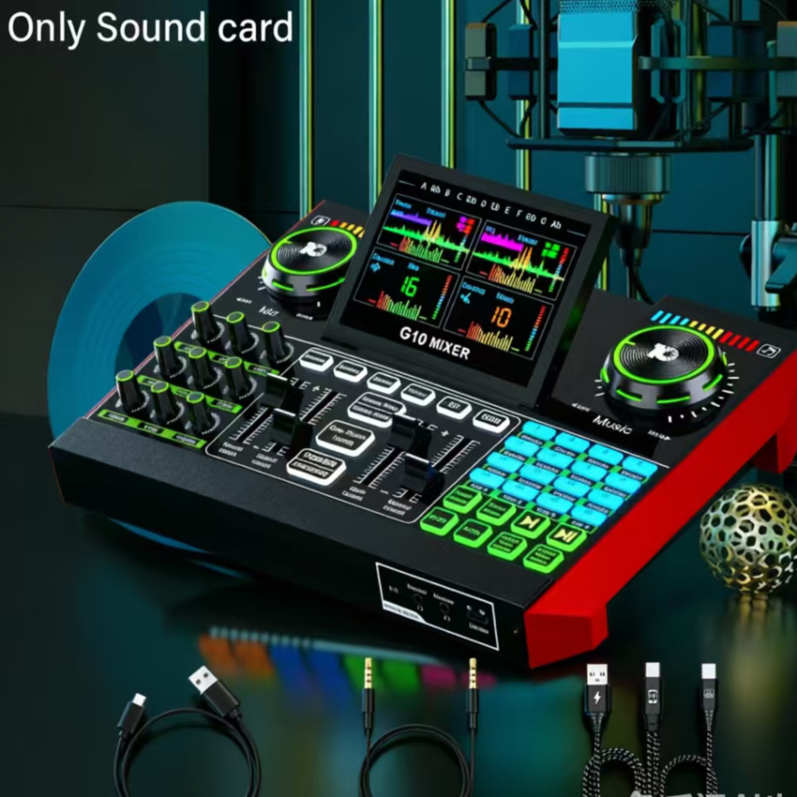Pc Gaming Youtubers - TENLAMP G10 Live Sound Card Audio