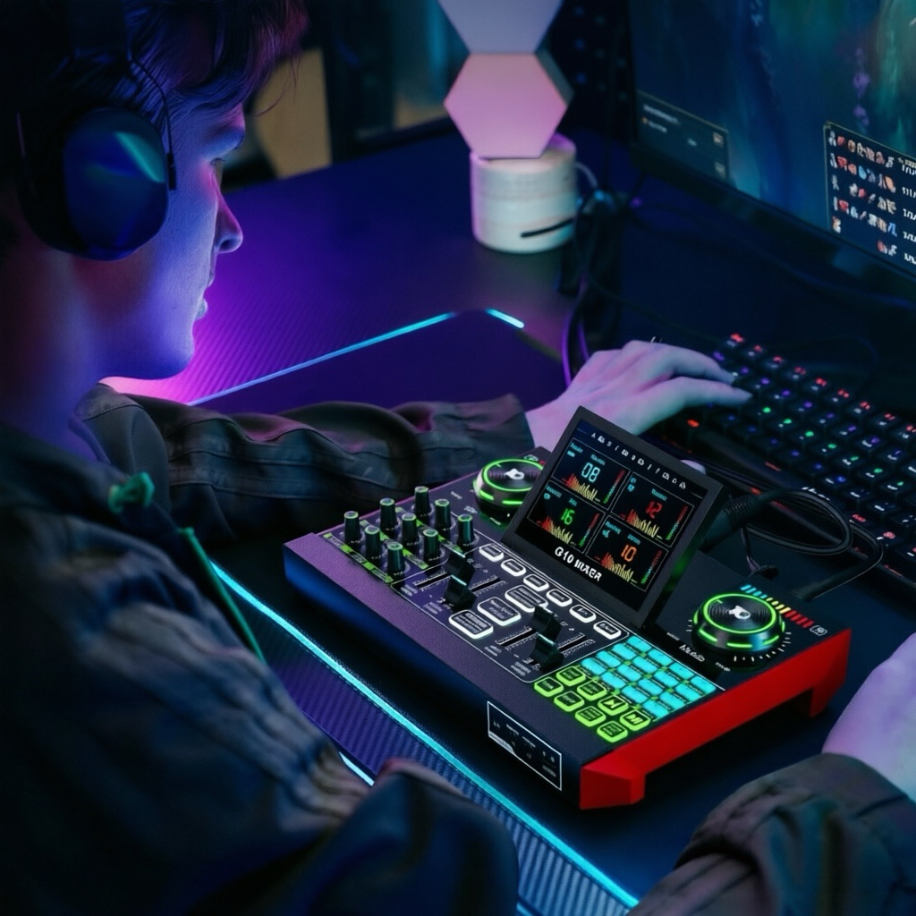 Pc Gaming Youtubers - Tenlamp G10 Live Sound Card Audio