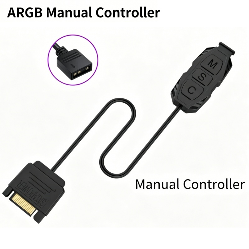 Pc Gaming Ff - 5V 3-Pin ARGB Wired Controller for