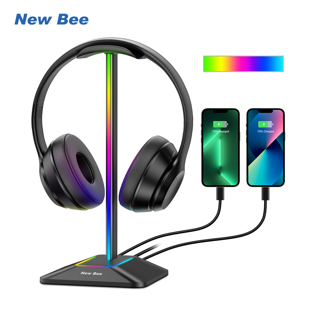 New Bee Z8 RGB Headphones Stan - Headset Stand recensione e prezzo