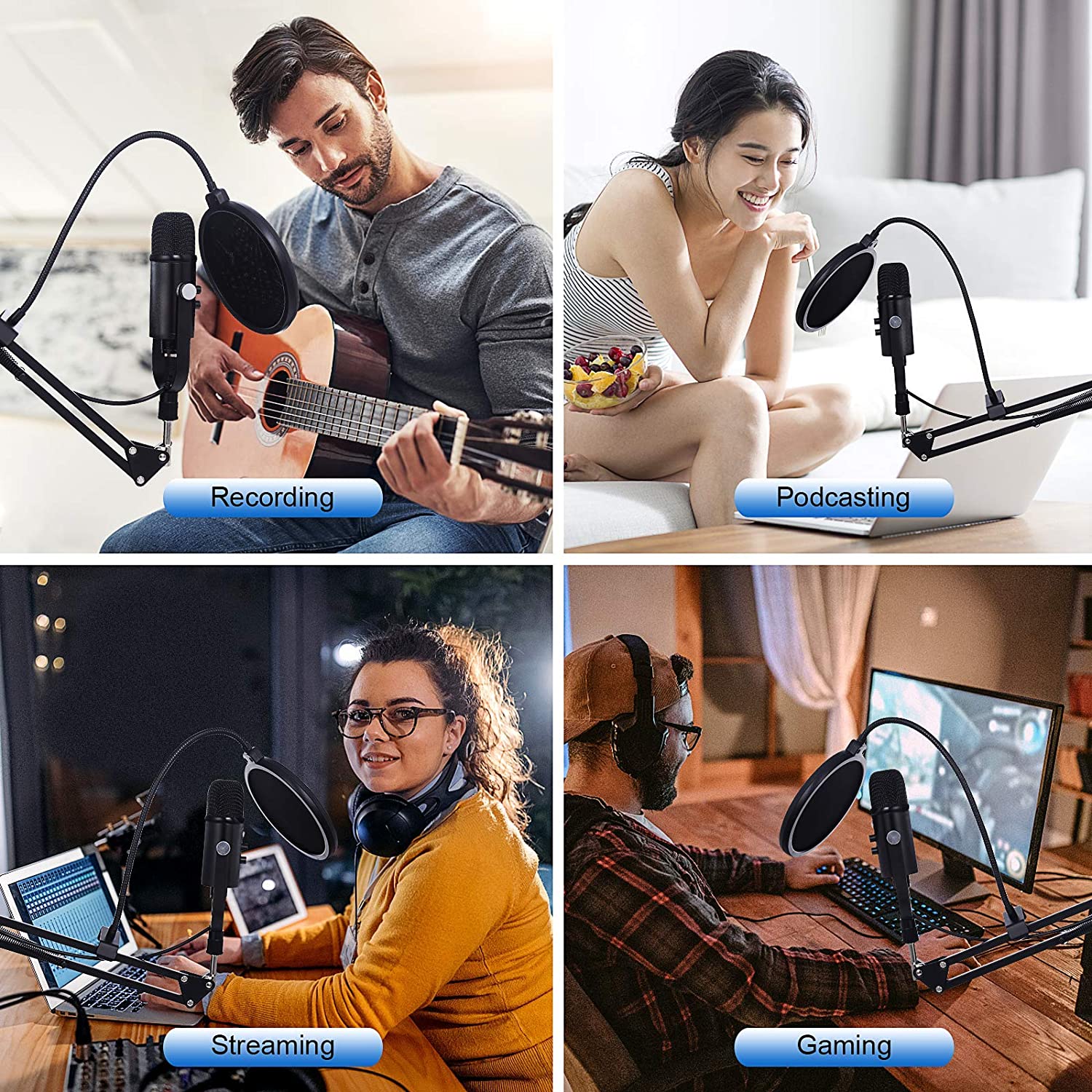 BM86 USB Condenser Microphone  - Pc Gaming Youtubers recensione e prezzo