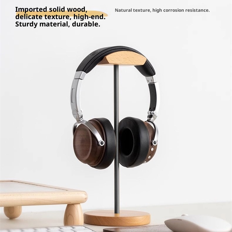 Black Walnut Wood & Aluminum H - Headset Stand recensione e prezzo