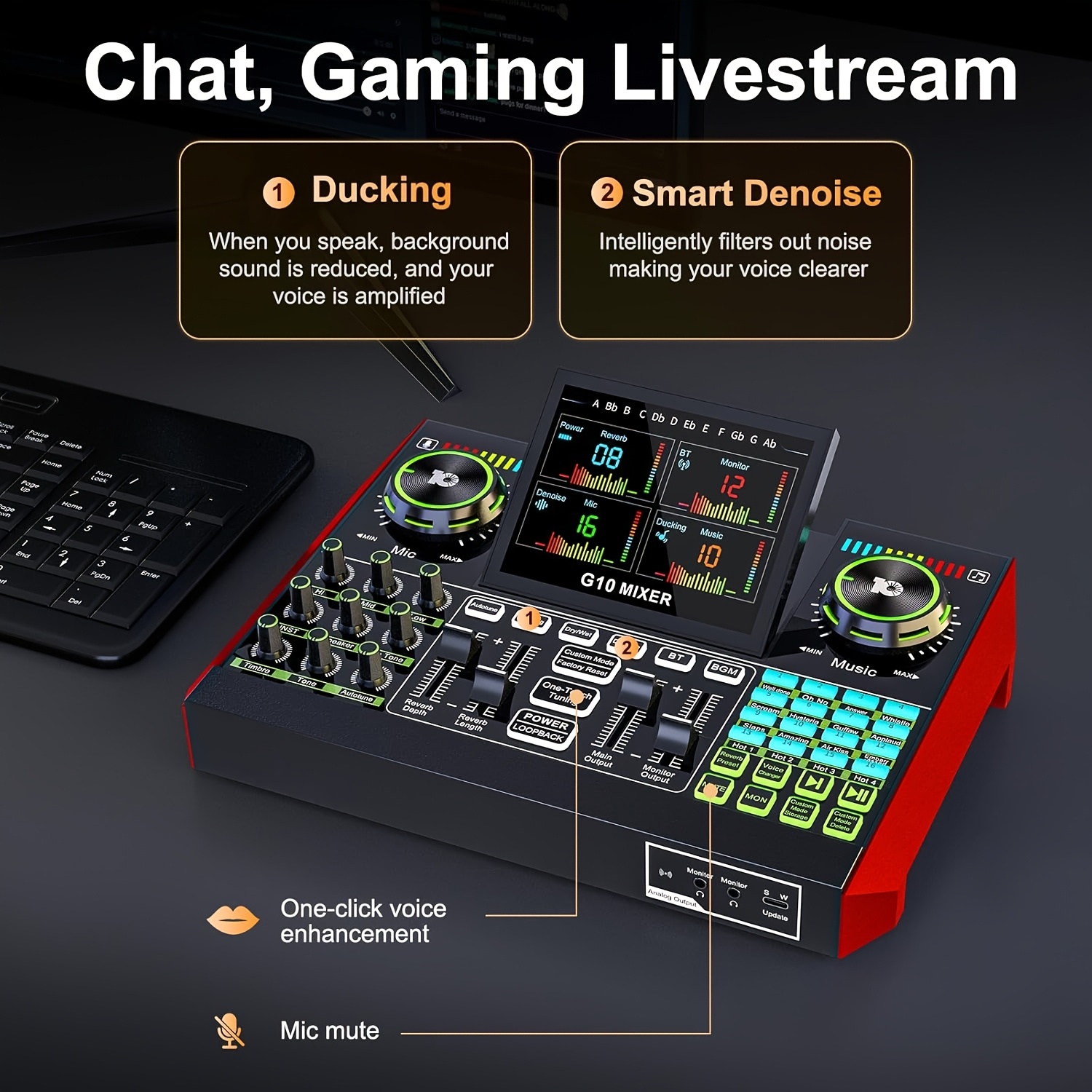 Tenlamp G10 Live Sound Card Au - Pc Gaming Youtubers recensione e prezzo
