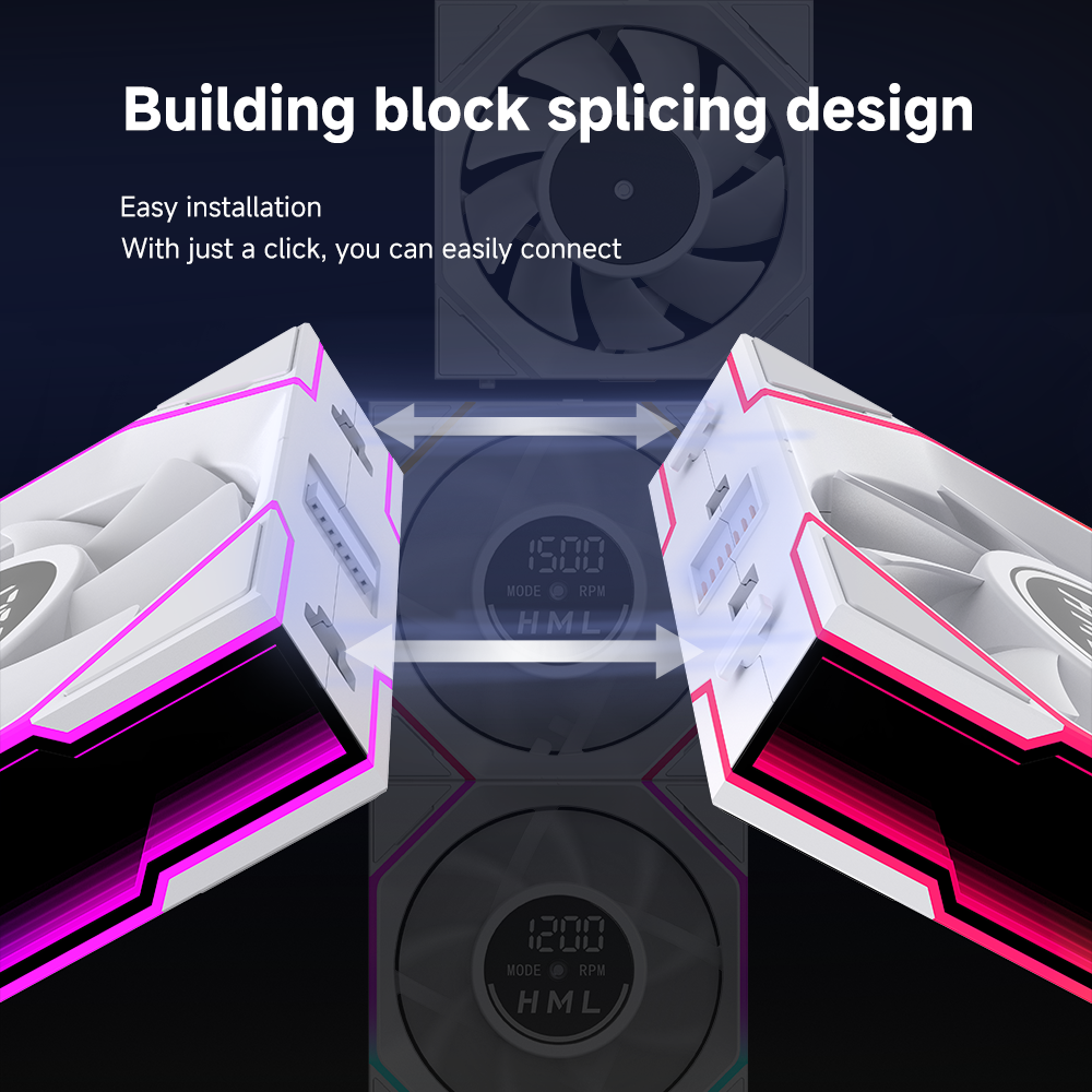 120mm ARGB PC Fan with Screen  - Pc Gaming Ff recensione e prezzo