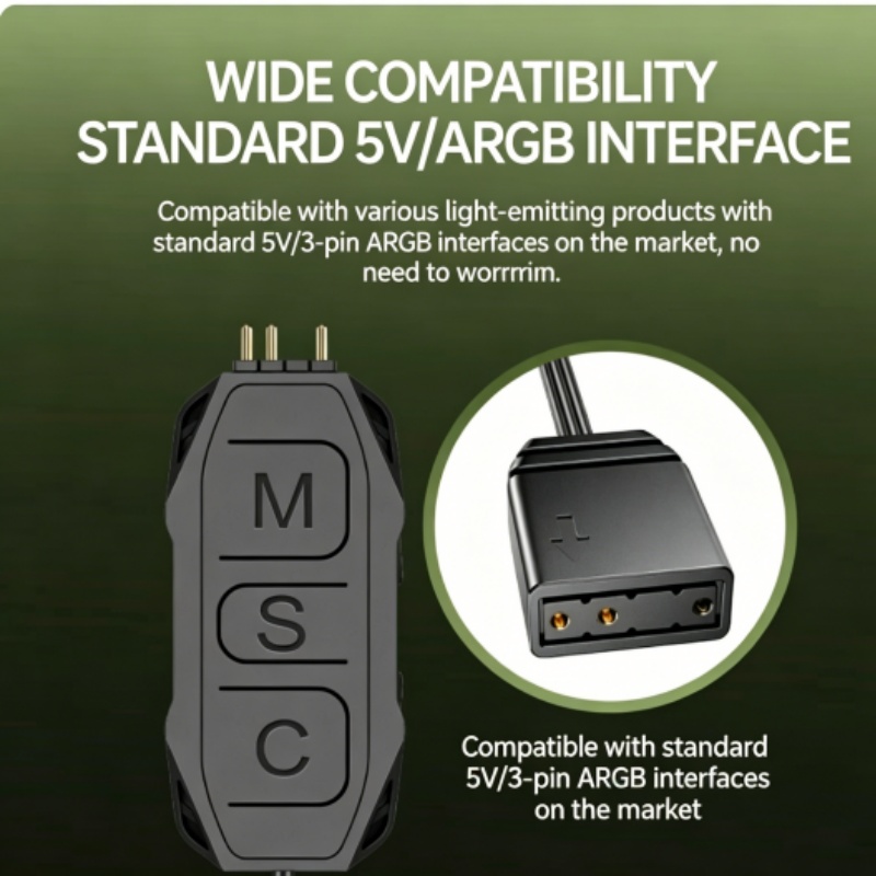 5V 3-Pin ARGB Wired Controller - Pc Gaming Ff recensione e prezzo
