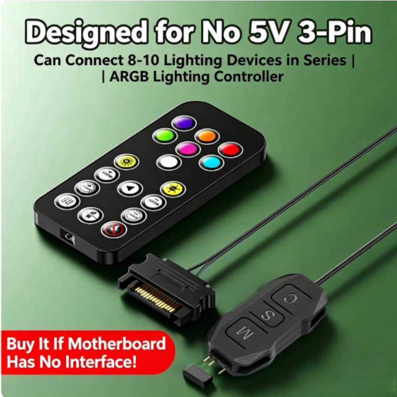 5V 3-Pin ARGB Wired Controller - Pc Gaming Ff recensione e prezzo