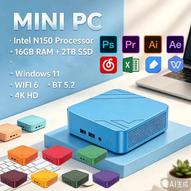 N150 Colorful Mini PC Win11 16 - Pc Gaming Editing recensione e prezzo