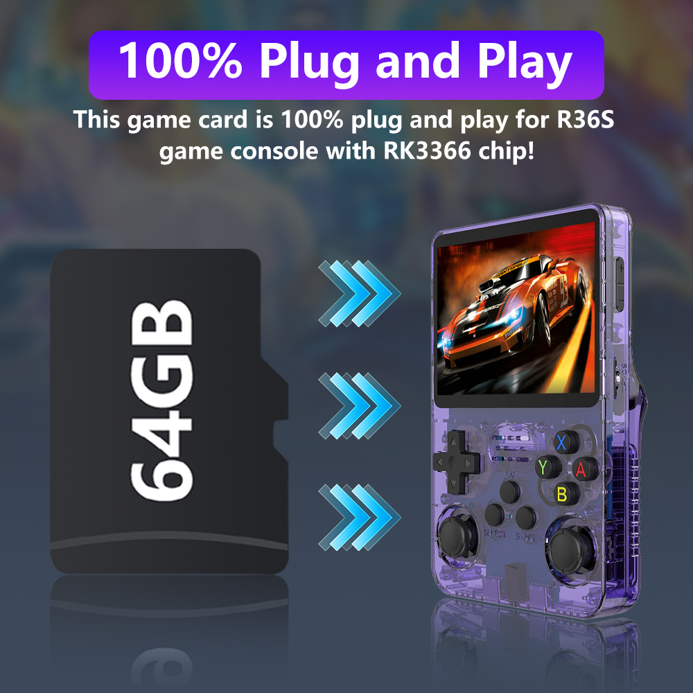 64GB Game Card for R36S Game C - Pc Gaming Emulator recensione e prezzo