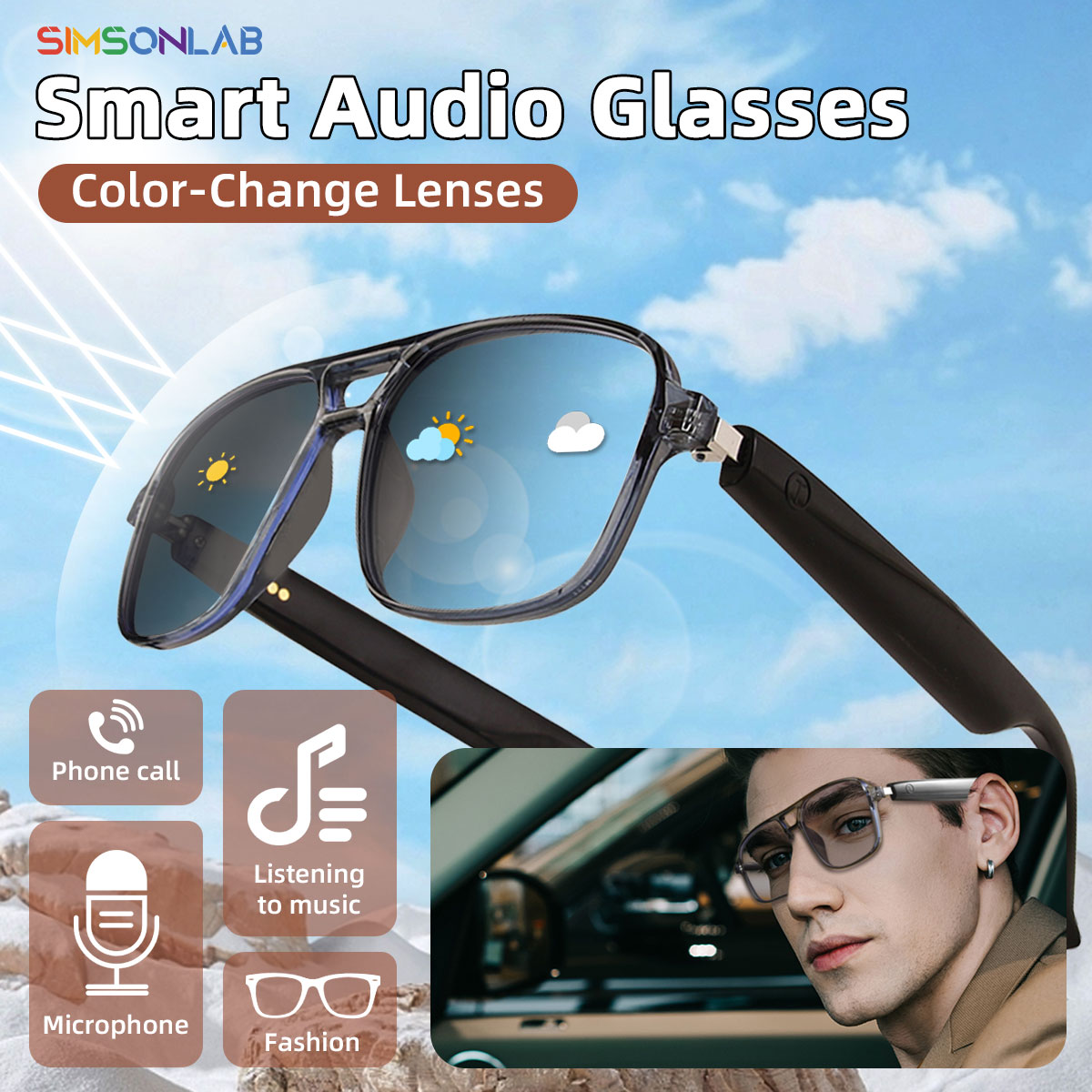 2025 NEW Smart Glasses Ai Voic - Gaming Controller recensione e prezzo