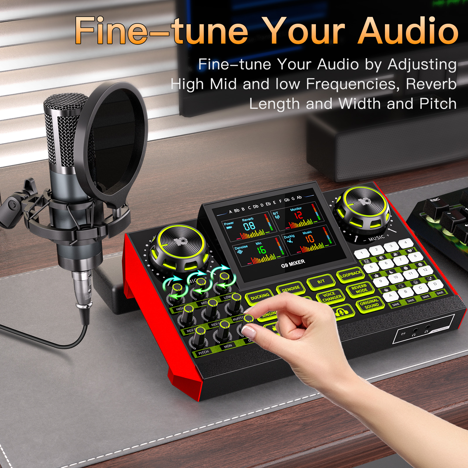 Tenlamp Podcast Equipment with - Pc Gaming Youtubers recensione e prezzo