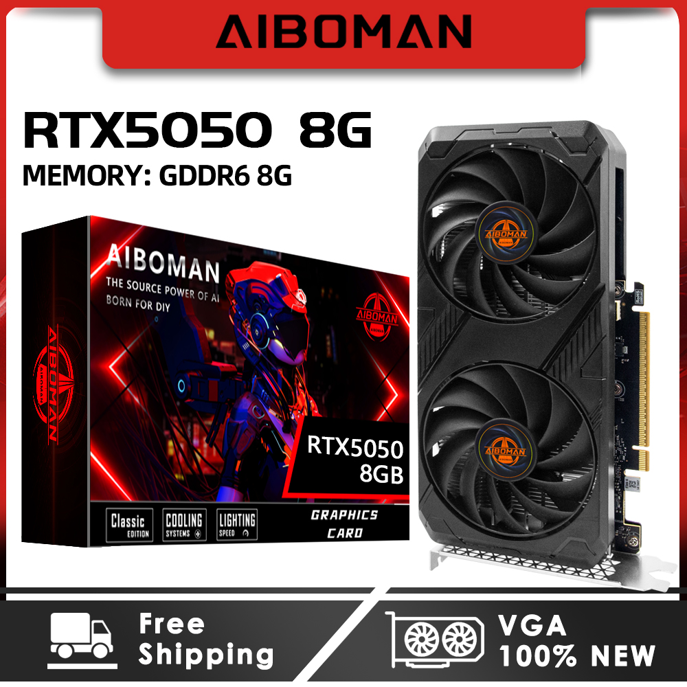 AIBOMAN RTX5050 8GB Graphics C - Pc Gaming Nvidia recensione e prezzo