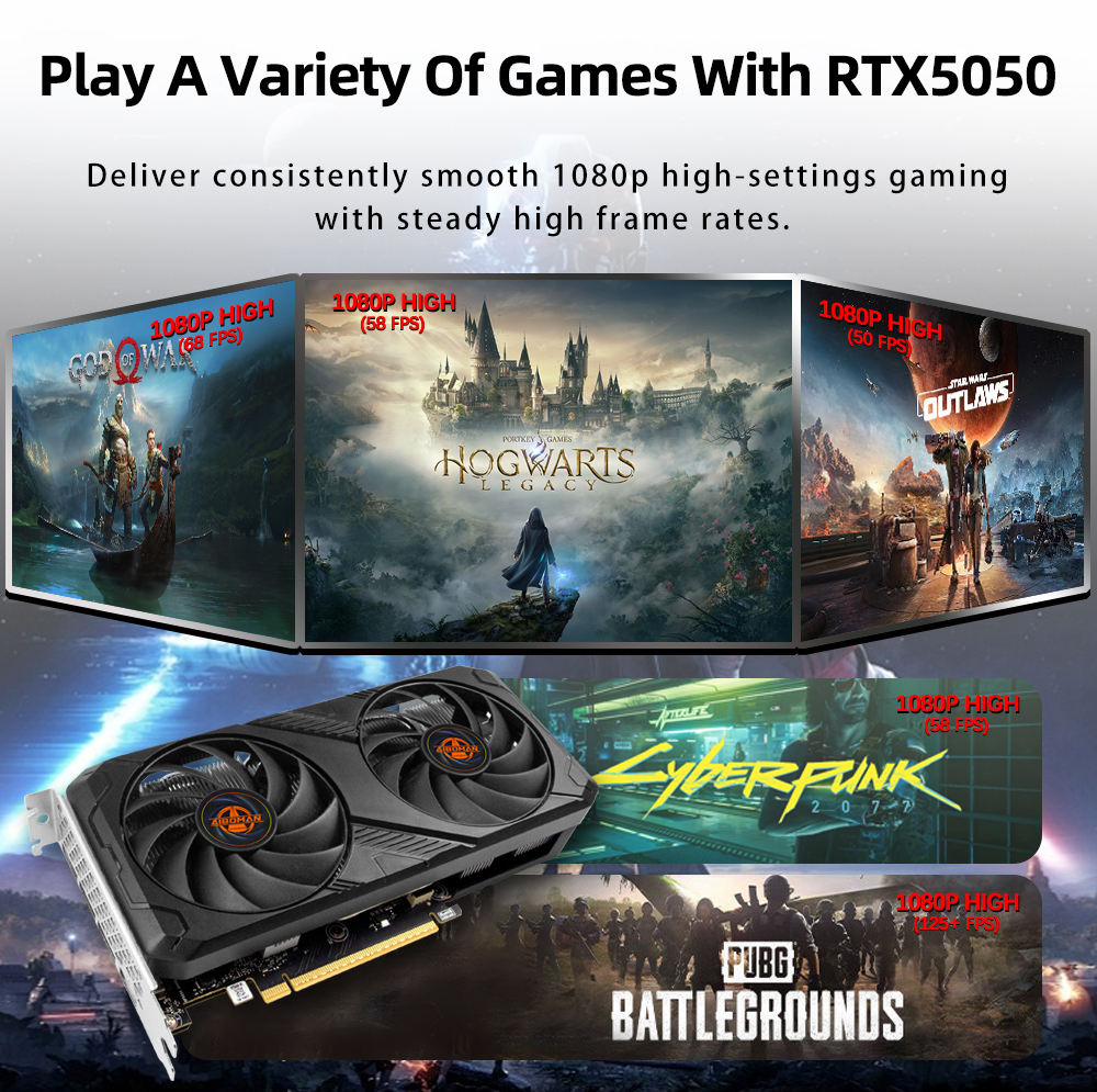AIBOMAN RTX5050 8GB Graphics C - Pc Gaming Nvidia recensione e prezzo