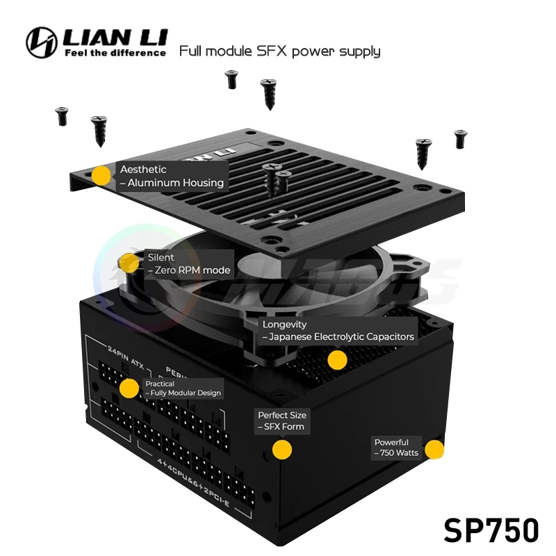 LIAN LI PSU 750w SFX Power Sup - Pc Gaming Lian Li recensione e prezzo