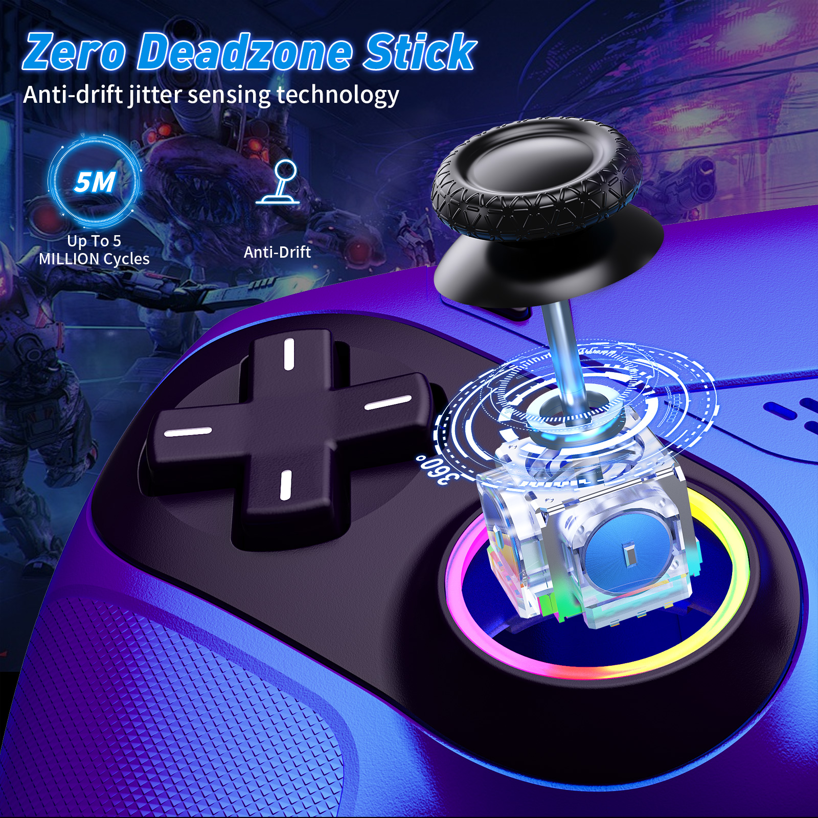 RGB Light Wireless Controller  - Pc Gaming Emulator recensione e prezzo