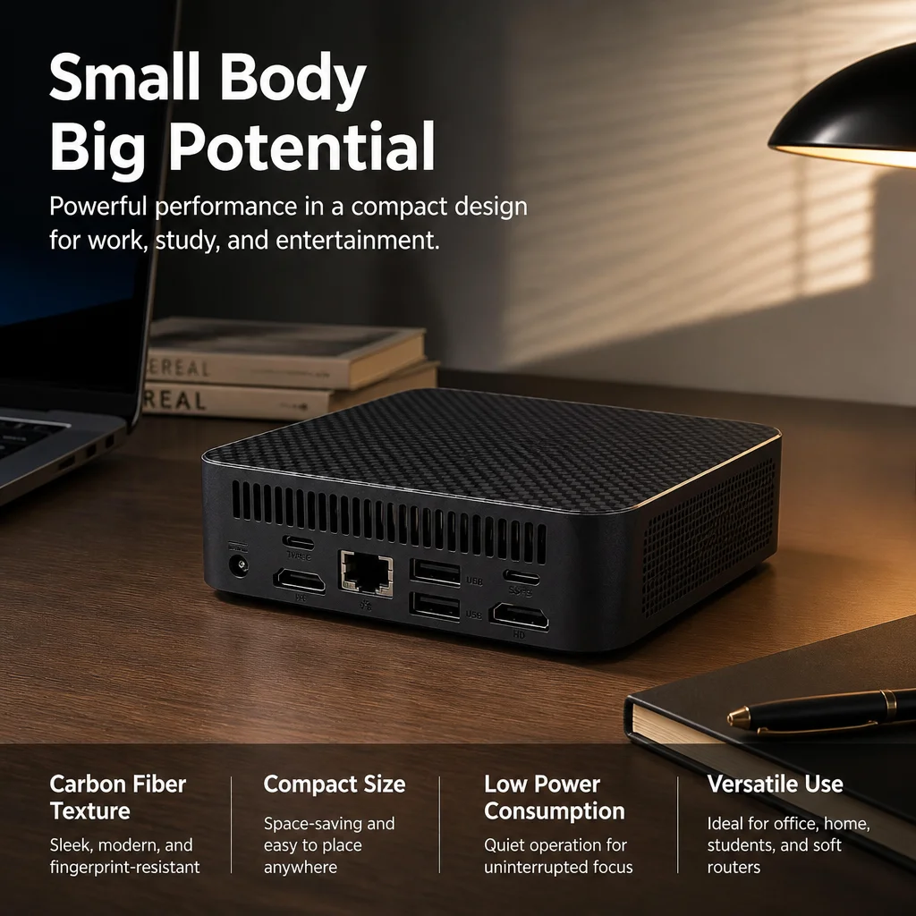 Compact High-End Mini Desktop  - Pc Gaming Editing recensione e prezzo