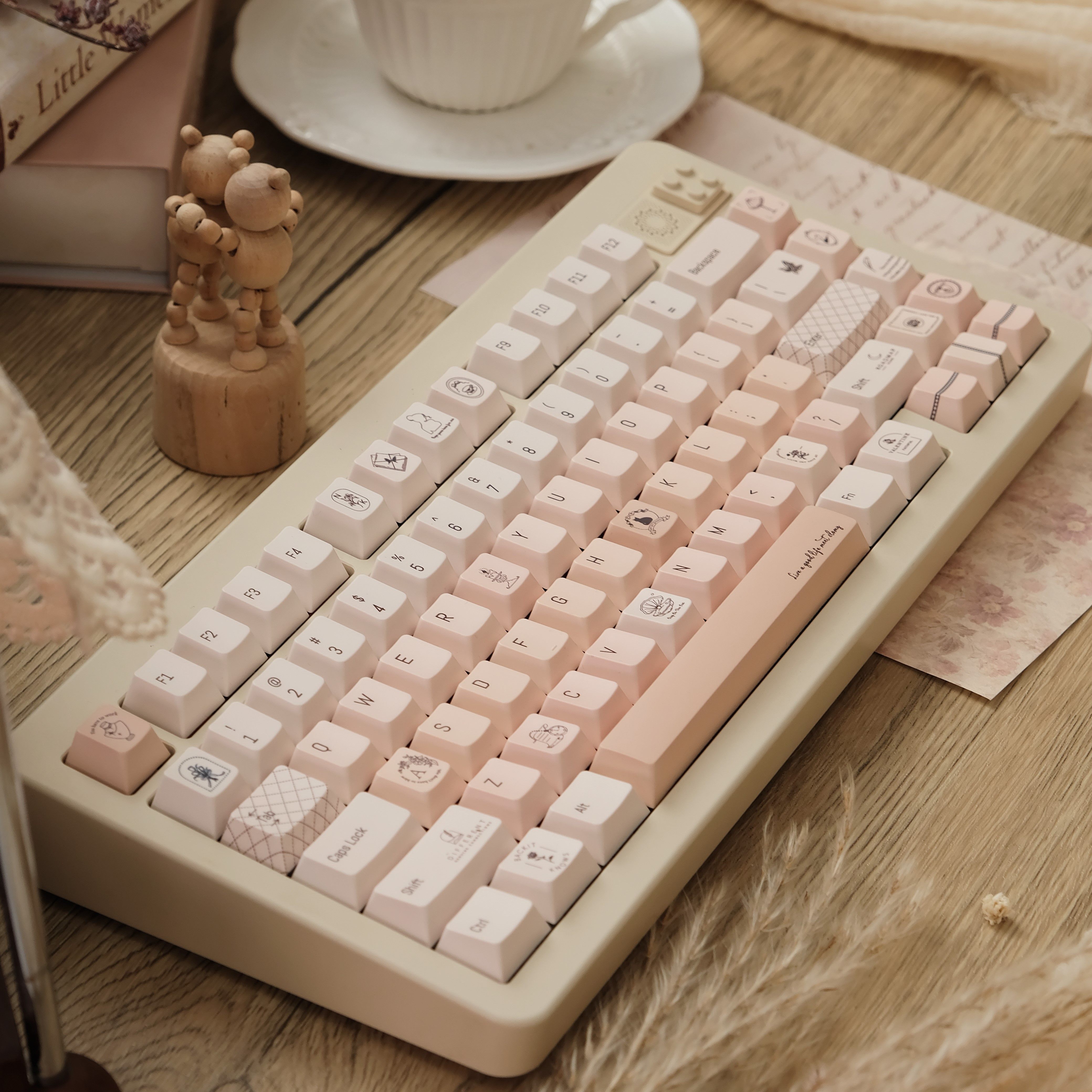 Champagne Pink Keycap Set PC+P - Pc Gaming Pink recensione e prezzo