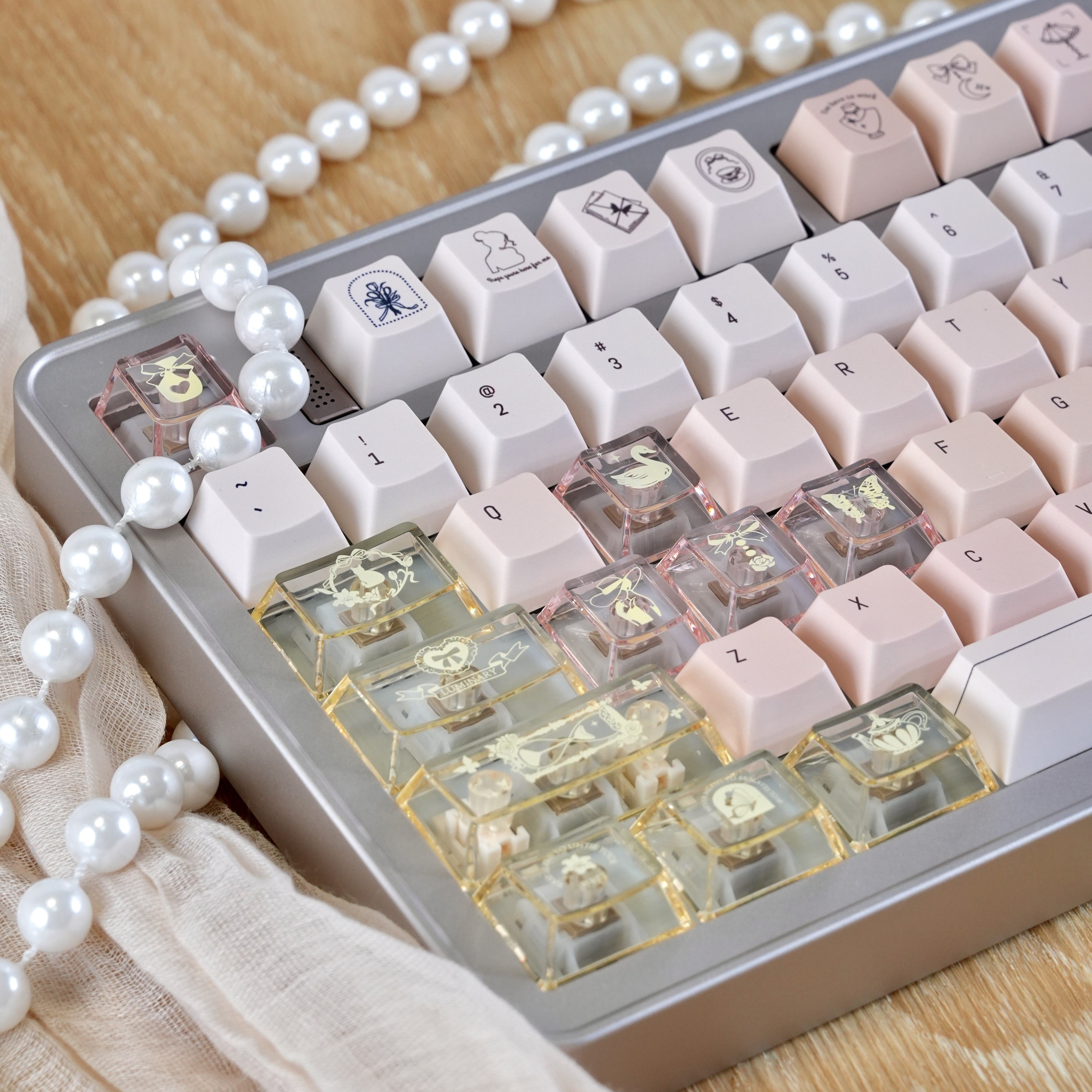 Champagne Pink Keycap Set PC+P - Pc Gaming Pink recensione e prezzo