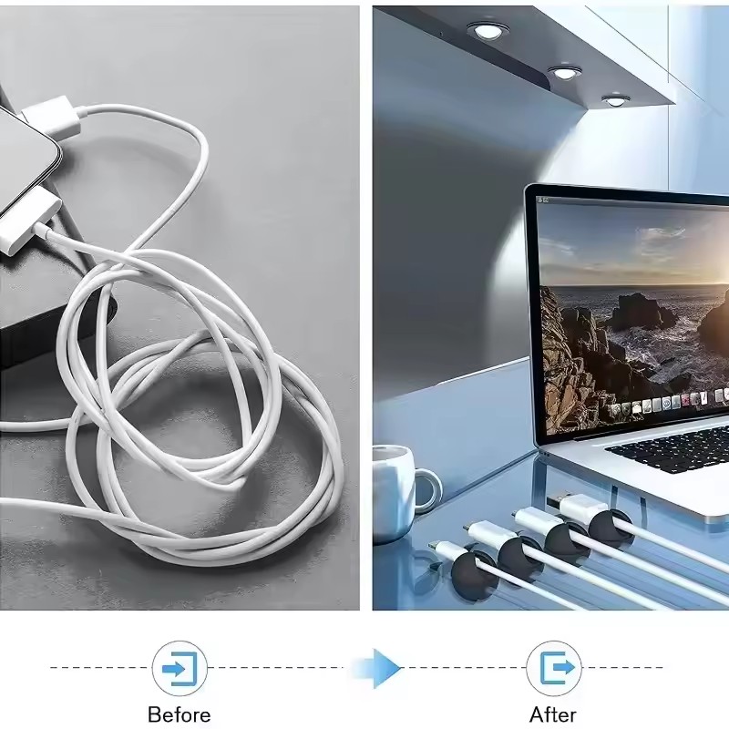 5/50Pcs Desktop Wall Cable Cli - Headset Stand recensione e prezzo