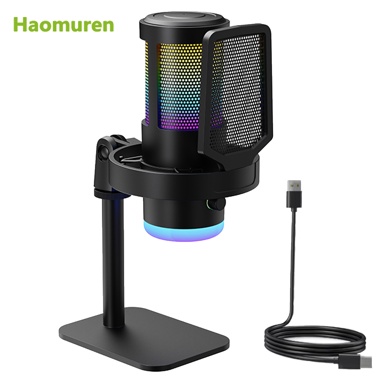 Haomuren RGB USB Condenser Mic - Pc Gaming Youtubers recensione e prezzo