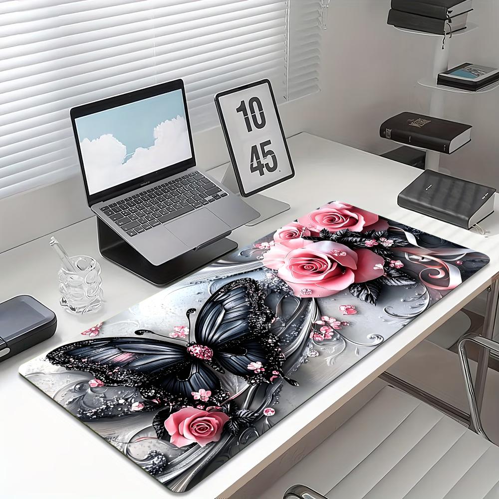 Pink Rose Black Butterfly Larg - Pc Gaming Pink recensione e prezzo