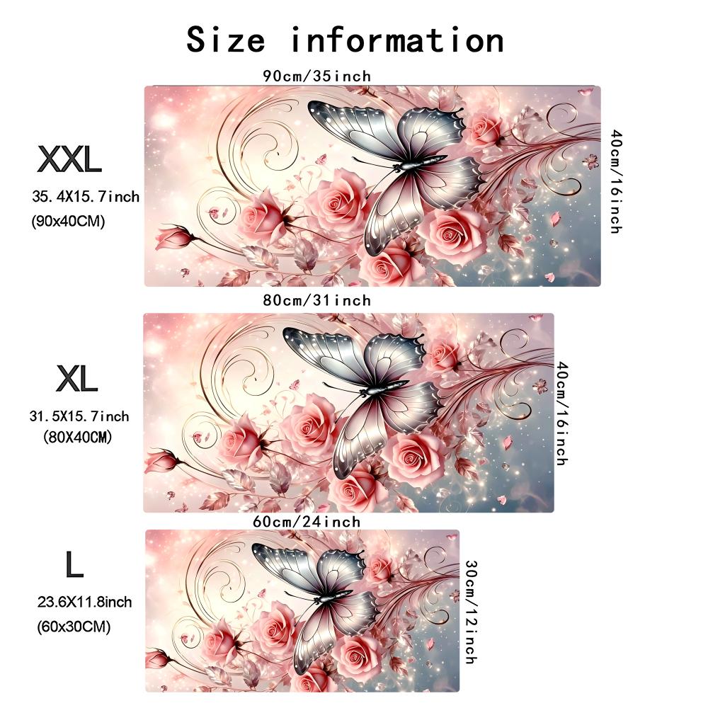 Pink Rose Black Butterfly Larg - Pc Gaming Pink recensione e prezzo