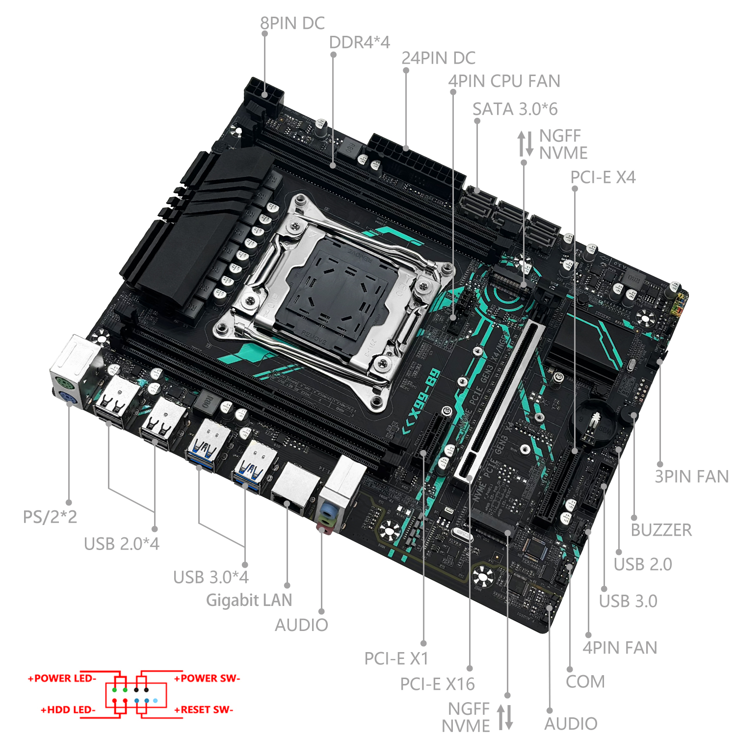 MACHINIST X99 B9 LGA2011-3 Mot - Pc Gaming Ff recensione e prezzo