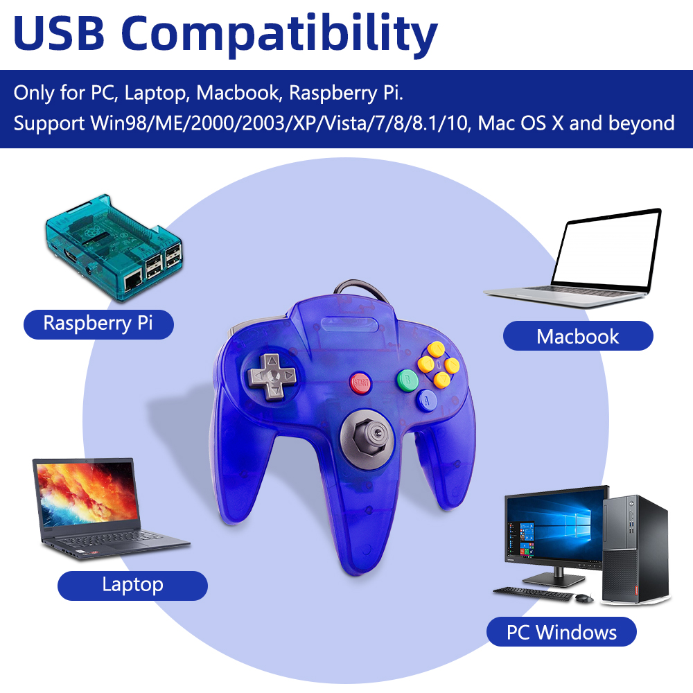 N64 Controller Classic USB Wir - Pc Gaming Emulator recensione e prezzo