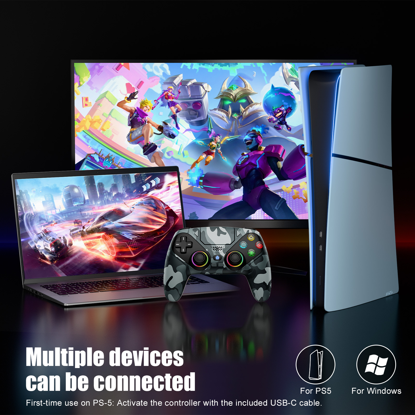 Controller For Playstation 5 P - Pc Gaming Emulator recensione e prezzo