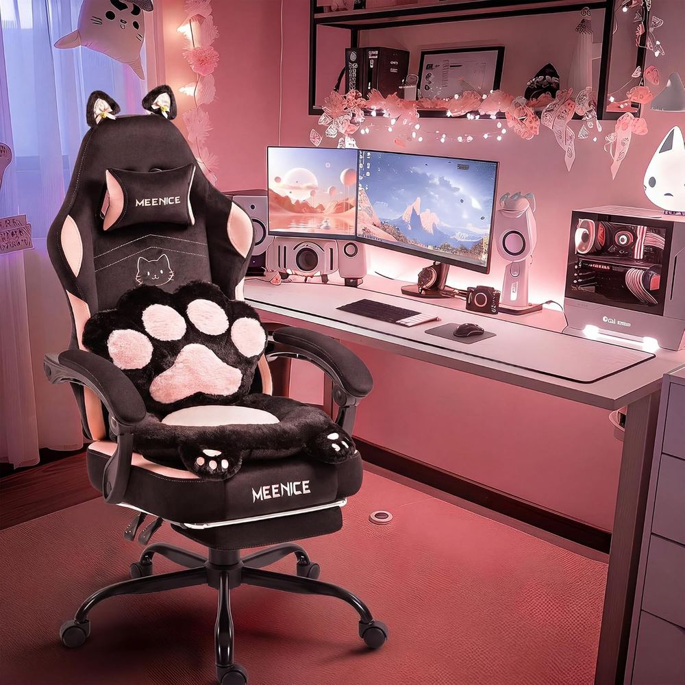 Pink Gaming Chair Cute with Ca - Pc Gaming Pink recensione e prezzo