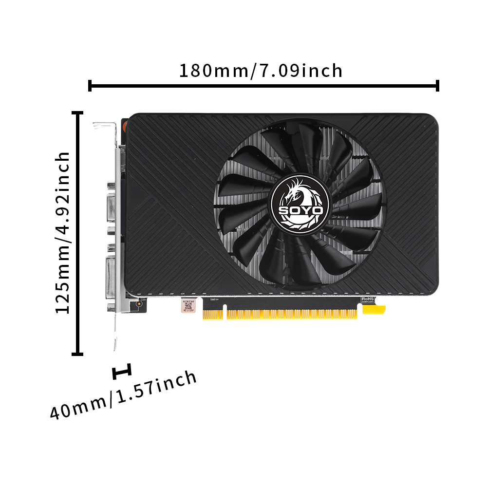 SOYO GTX750 8G DDR5 Graphics C - Pc Gaming Ff recensione e prezzo