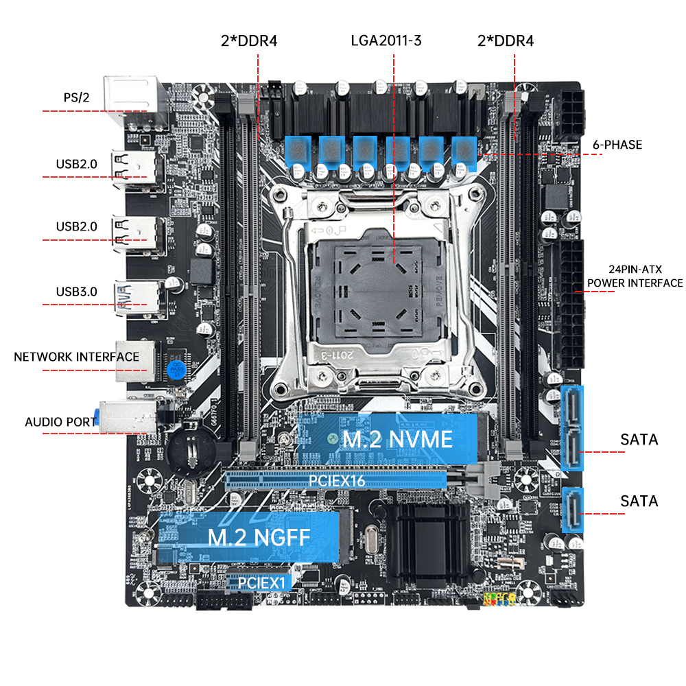 MOUGOL X99 Motherboard Kit Wit - Pc Gaming Ff recensione e prezzo