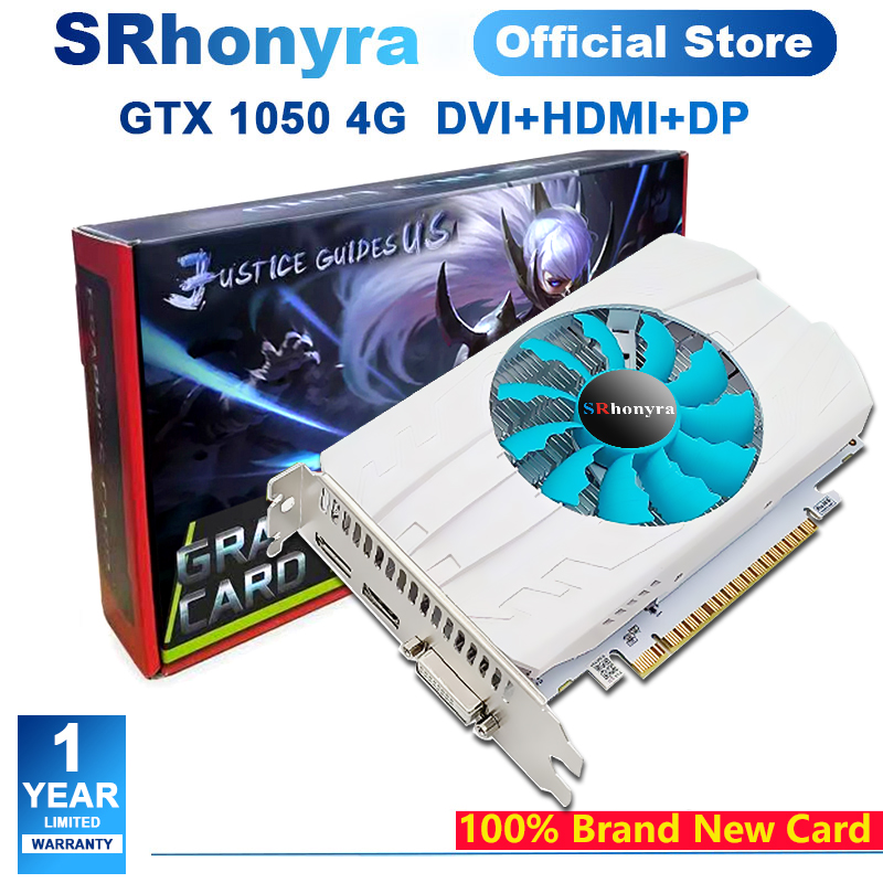 SRhonyra GTX 1050 4GB Graphics - Pc Gaming Ff recensione e prezzo